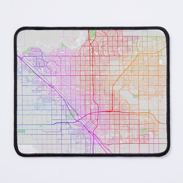 Item preview, Fresno City Map of California, USA - Colorful designed and sold by deMAP.