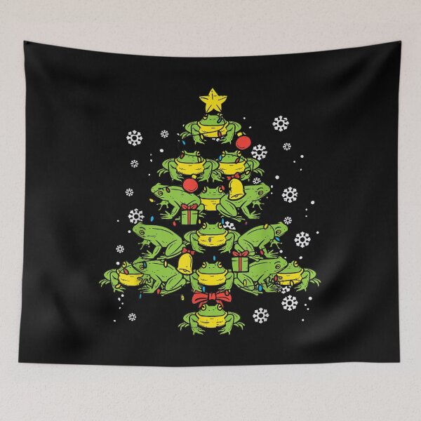Item preview, Frogs Christmas Tree Animal Xmas PJs Pajamas Women Men designed and sold by KunNero.