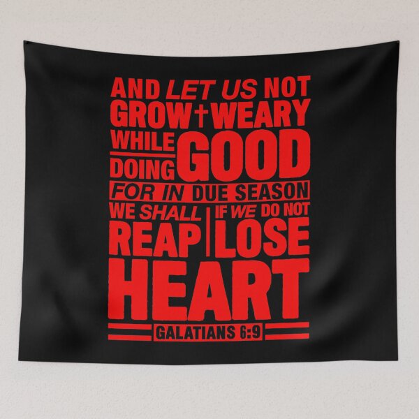 Item preview, Galatians 6:9 designed and sold by plushism.