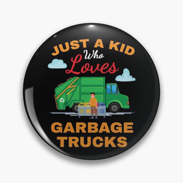 Item preview, Just A Kid Garbage Trucks Kid Boys Girls designed and sold by MooonTees.