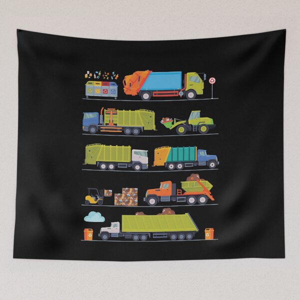 Item preview, Garbage Trucks Car Kids Boys Girls designed and sold by MooonTees.