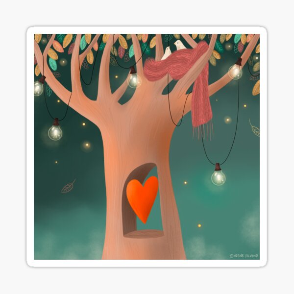 We Love Trees Sticker