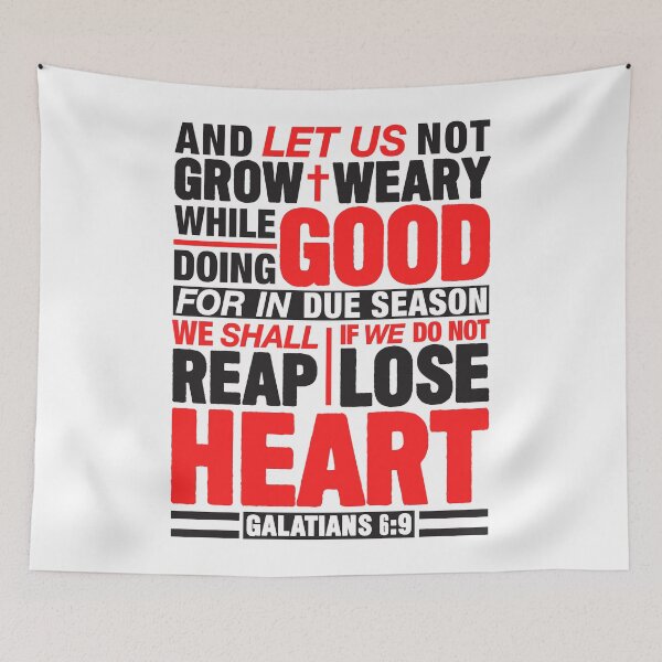 Item preview, Galatians 6:9 designed and sold by plushism.