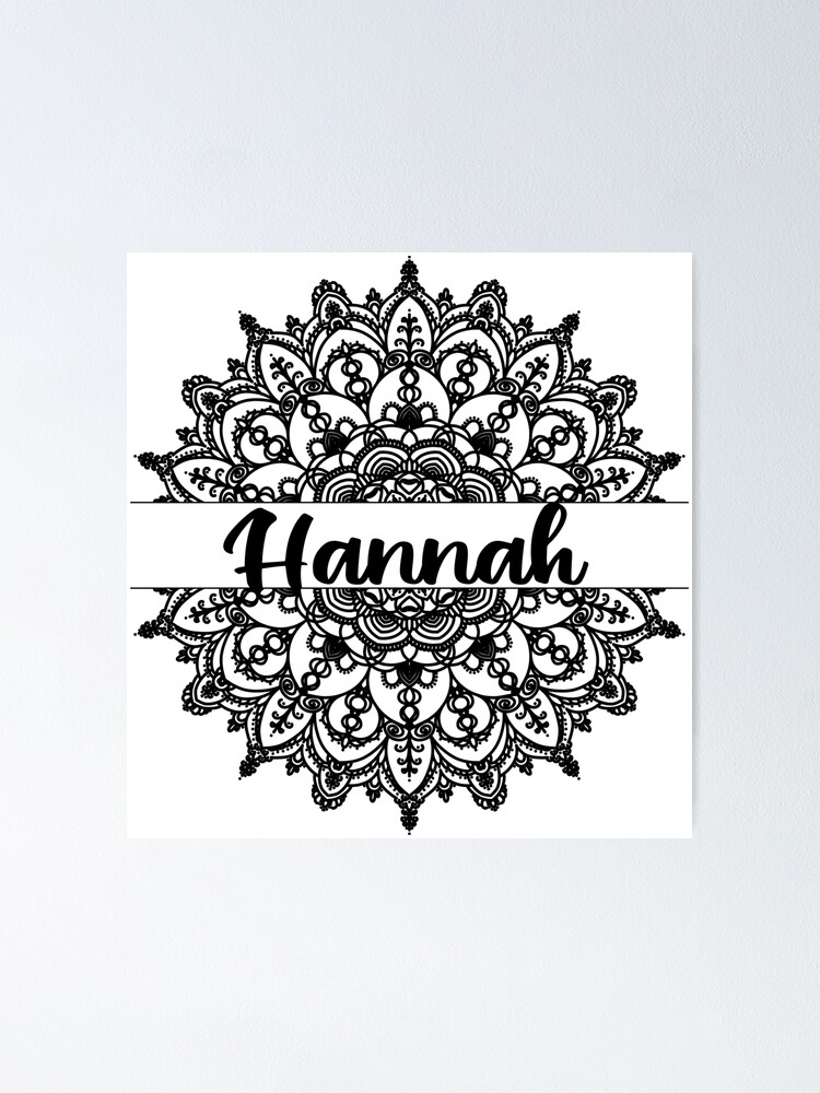 Hannah Name Meaning Name Meaning Print Boho Name (Download Now) 