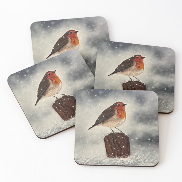 Item preview, Christmas Robin in The Snow designed and sold by simonhiscoxart.