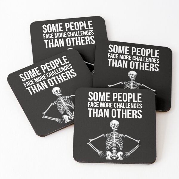 Item preview, Challenged Skeleton designed and sold by Slogans4u.