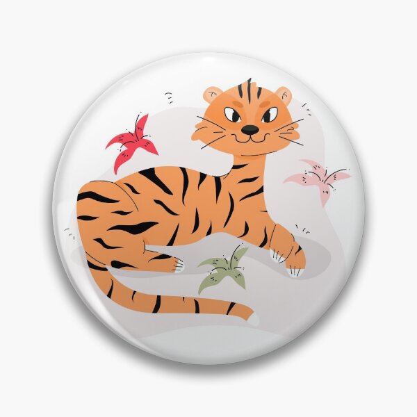Item preview, Chinese tiger.The Year of the tiger.Cute tiger cub. designed and sold by ProjectKittyArt.