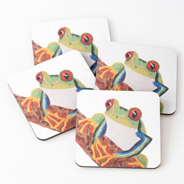 Item preview, Red-Eyed Tree Frog designed and sold by leeshascollages.