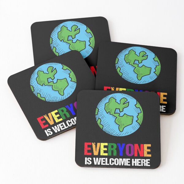 Item preview, Copy of Everyone Is Welcome Here - LGBT Earth Design designed and sold by 5lav.