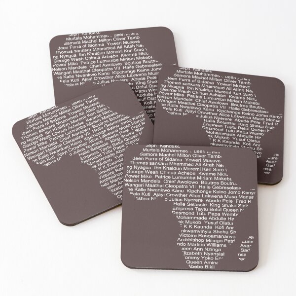 Item preview, Map of Africans of the century designed and sold by tqueen.
