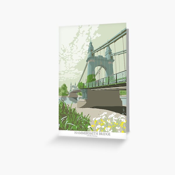 Item preview, Hammersmith Bridge, London designed and sold by Longsummer.
