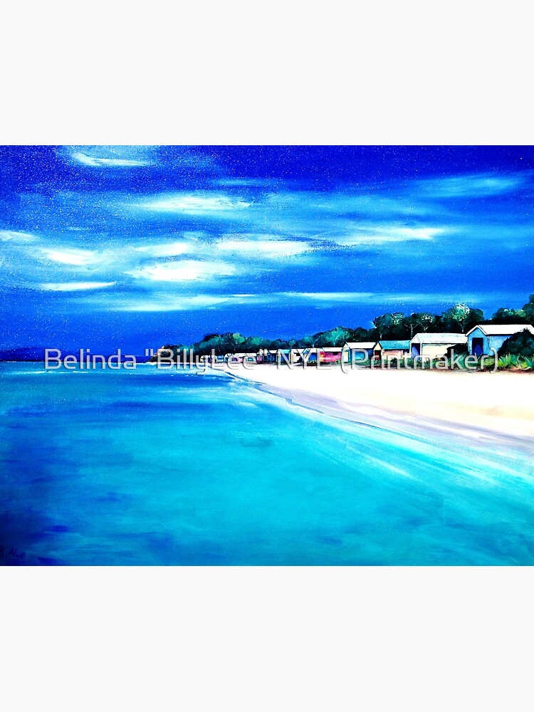 "Mornington Peninsula Local Beach" Framed Art Print for Sale by