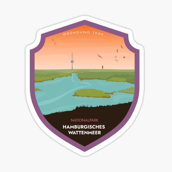 Item preview, Nationalpark Hamburgisches Wattenmeer (Deutschland) designed and sold by Rapaz Designs.