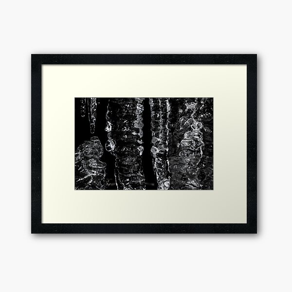 Cold Framed Art Print