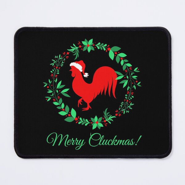 Item preview, Merry Cluckmas Christmas Chicken Funny Santa Hat 2021 designed and sold by Artventurous.