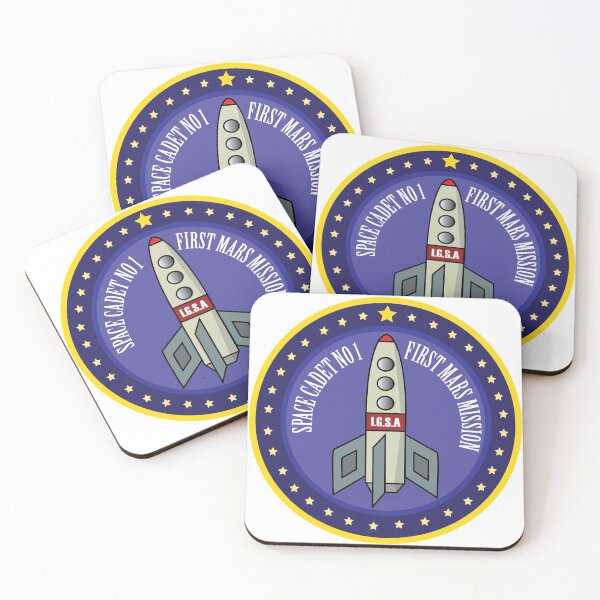 Item preview, Mars mission badge for Space Cadet designed and sold by KoandZo.