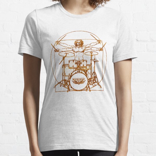 Vitruvian Drummer Man Essential T-Shirt