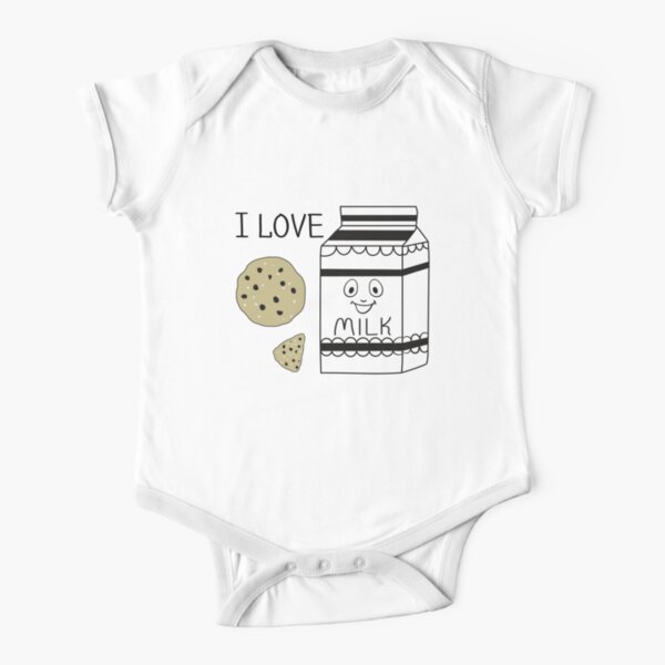 i love milk baby clothes