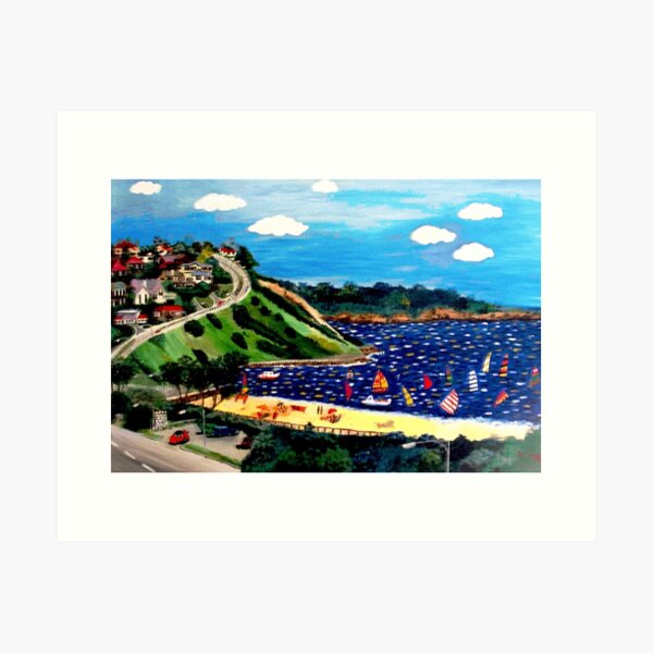 Olivers Hill Frankston - 1970's Art Print