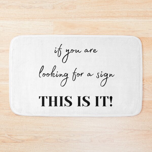 Item preview, If you're looking for a sign, THIS IS IT! - White designed and sold by CoffeewithAnh.