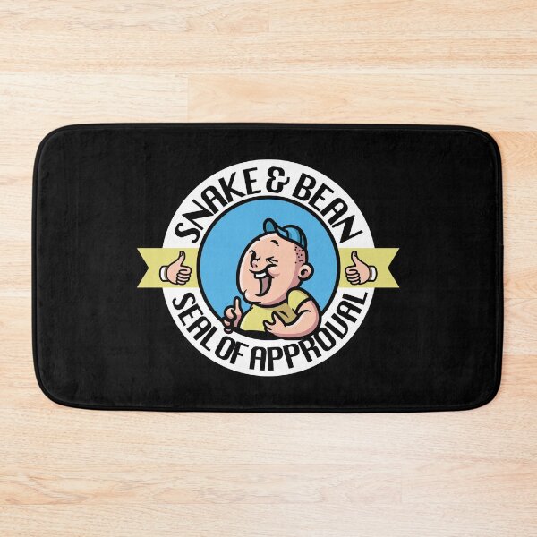 Item preview, Snake & Bean Seal Of Approval Stamp Graphic designed and sold by GO SHIRT-TEE.