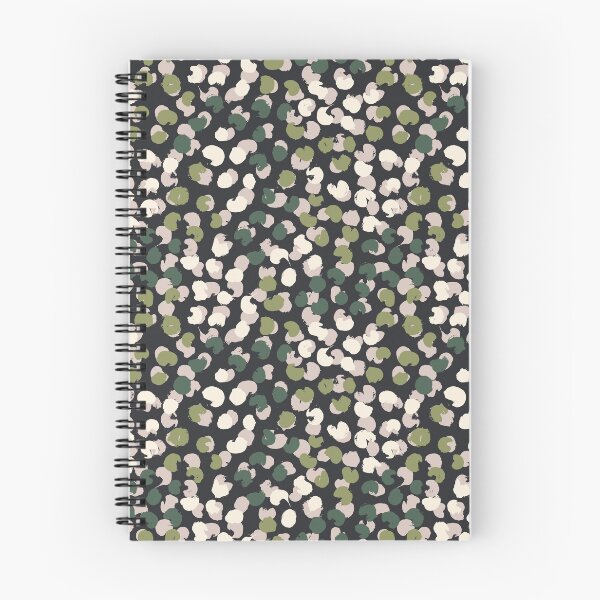 Item preview, Painted polka dot spots on dark background designed and sold by KatternDesign.