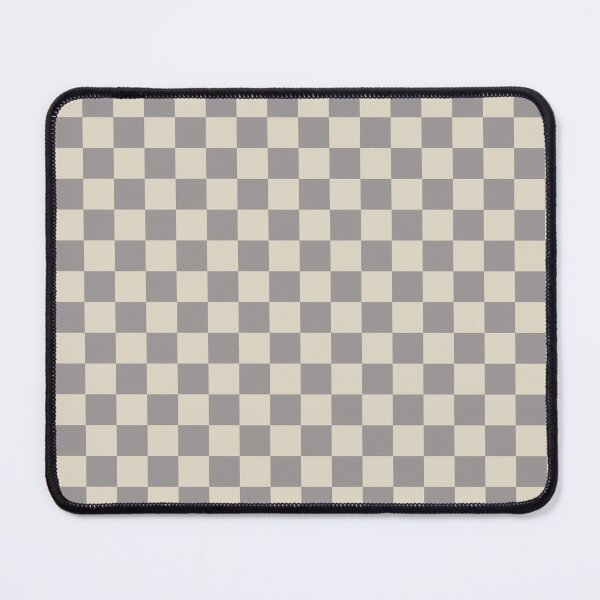Item preview, grey and off white stylish checkered pattern designed and sold by Pattern Girl.