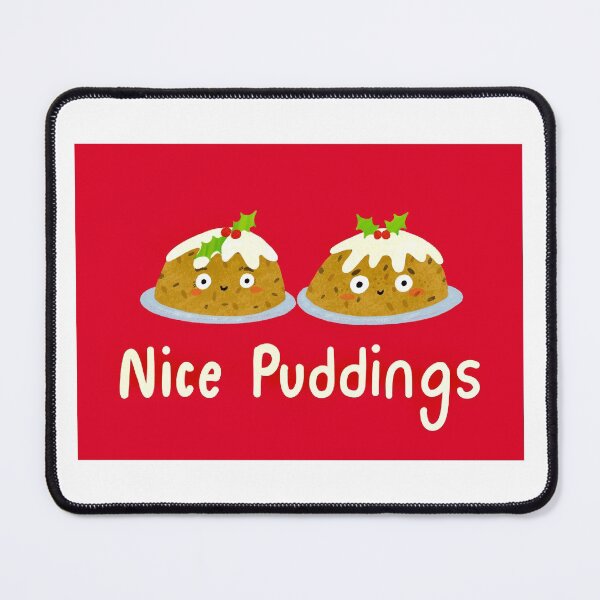 Item preview, Nice puddings, cute Christmas pudding illustration. designed and sold by Lucy Chambers.
