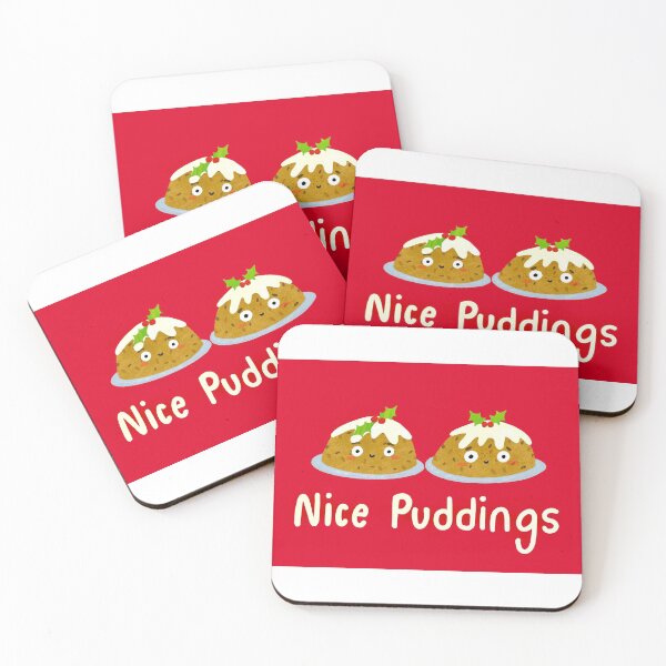 Item preview, Nice puddings, cute Christmas pudding illustration. designed and sold by Lucy  Chambers.