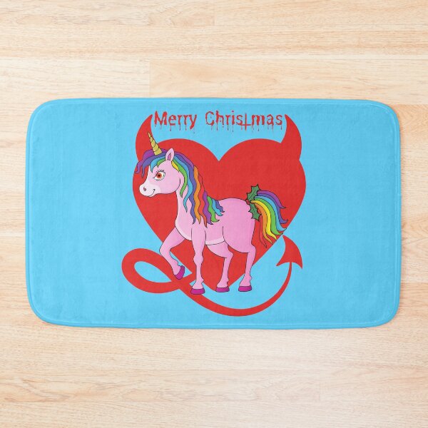 Item preview, Cute Christmas Evil unicorn designed and sold by Tshepomuza.