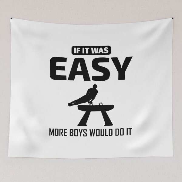 Item preview, Artistic Gymnastics Pommel Horse Gymnast Funny Saying designed and sold by TastefulTees.