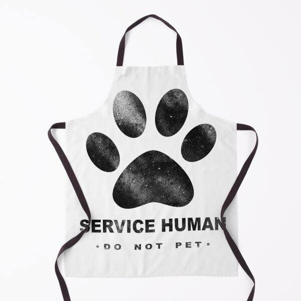 Item preview, Service Human Do Not Pet designed and sold by HorizonDesignz.