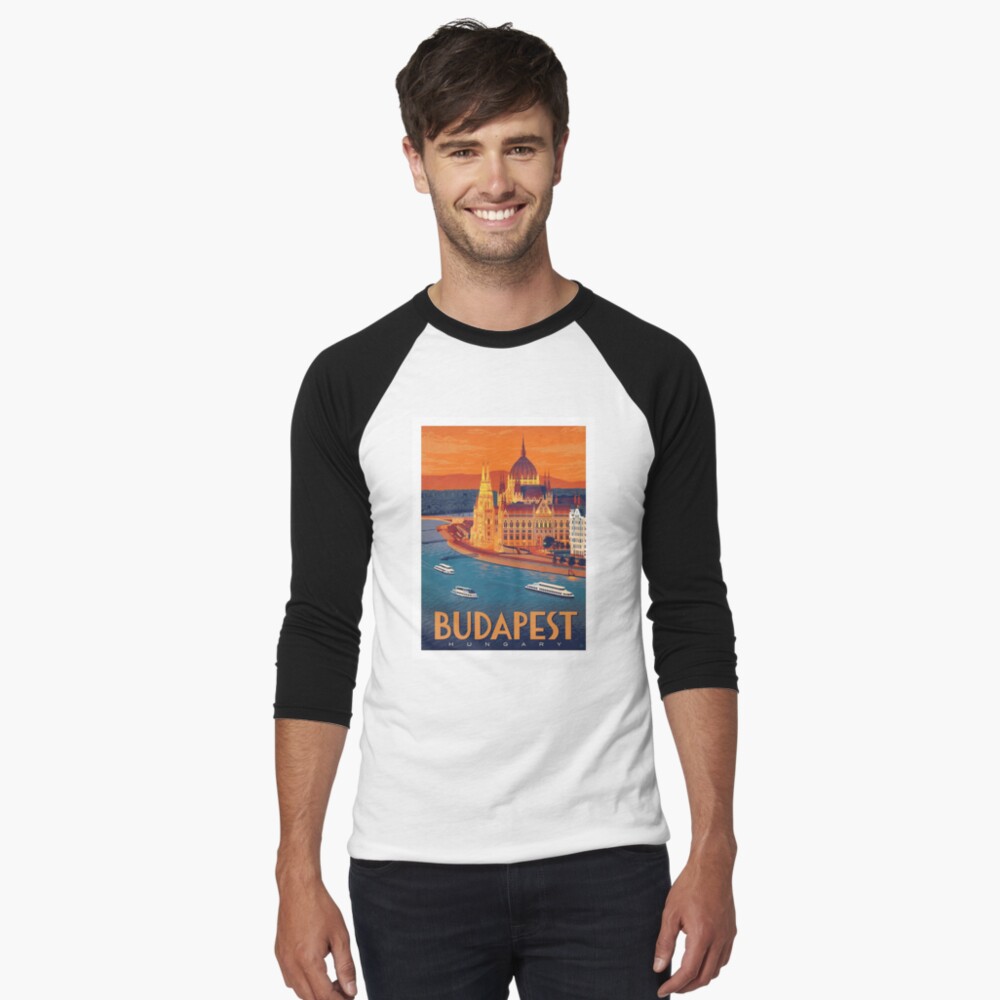 Item preview, Baseball ¾ Sleeve T-Shirt designed and sold by posterbobs.