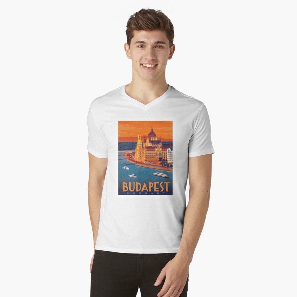 Item preview, V-Neck T-Shirt designed and sold by posterbobs.