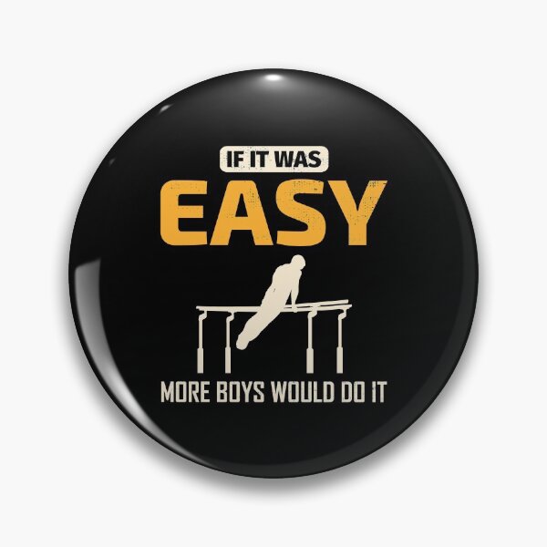 Item preview, Artistic Gymnastics Parallel Bars Gymnast Funny Saying designed and sold by TastefulTees.
