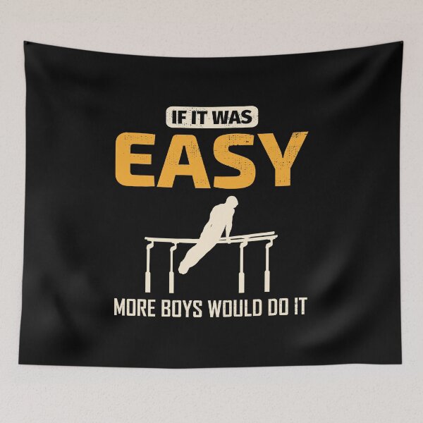 Item preview, Artistic Gymnastics Parallel Bars Gymnast Funny Saying designed and sold by TastefulTees.