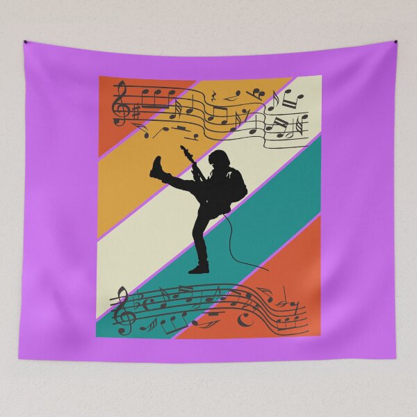 Item preview, Retro Electric Guitar Player designed and sold by MottoDigging.
