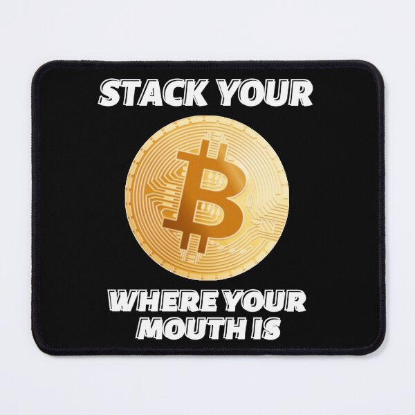 Item preview, Stack your BTC Black Edition designed and sold by ThreadsByCampion.