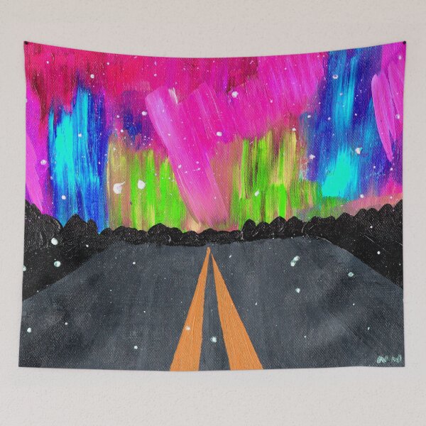 Item preview, Northern Lights Highway - Pink Palette designed and sold by Niina  Niskanen.