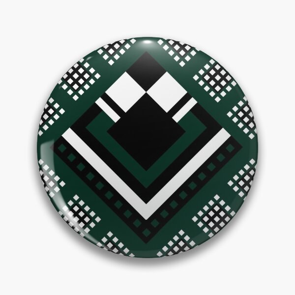 Item preview, Zimbabwe | Modified Traditional Retso Pattern( Dark Green, White and Black)  designed and sold by DesignbyDAE.