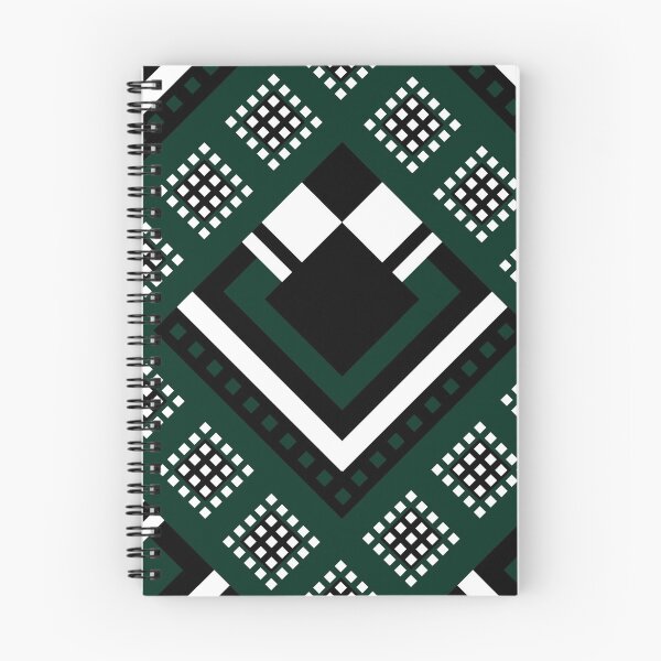 Item preview, Zimbabwe | Modified Traditional Retso Pattern( Dark Green, White and Black)  designed and sold by DesignbyDAE.