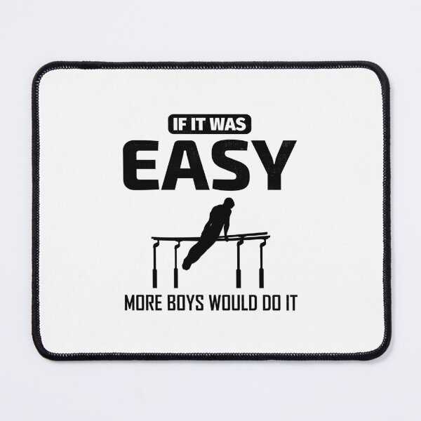 Item preview, Artistic Gymnastics Parallel Bars Gymnast Funny Saying designed and sold by TastefulTees.