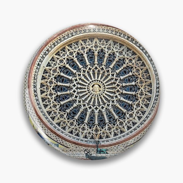 Item preview, Orvieto Cathedral Rose Window Gothic Romanesque Architecture  designed and sold by Anna Lemos.
