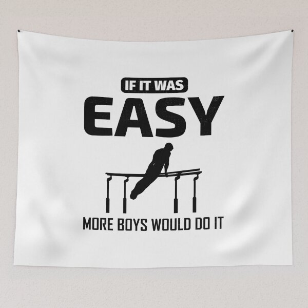 Item preview, Artistic Gymnastics Parallel Bars Gymnast Funny Saying designed and sold by TastefulTees.