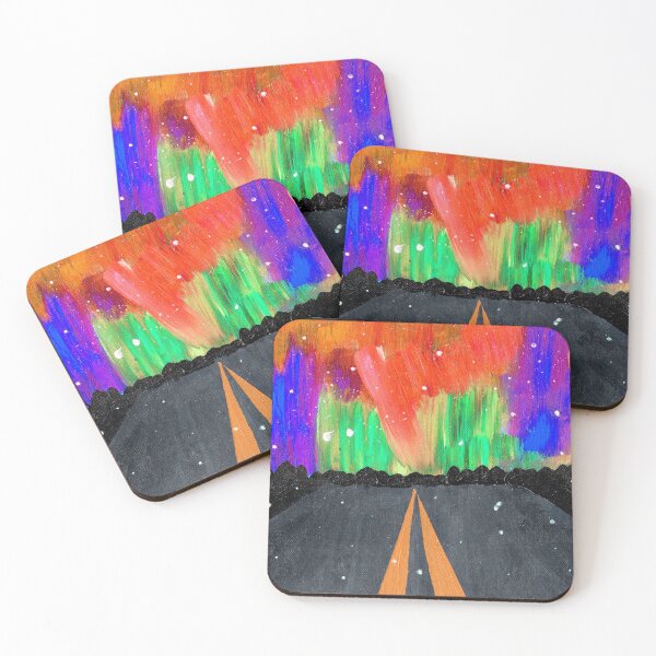 Artikelvorschau, Northern Lights Highway - Orange Palette entworfen und verkauft von Niina  Niskanen.