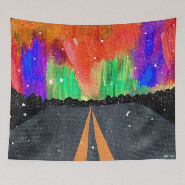 Item preview, Northern Lights Highway - Orange Palette designed and sold by Niina  Niskanen.