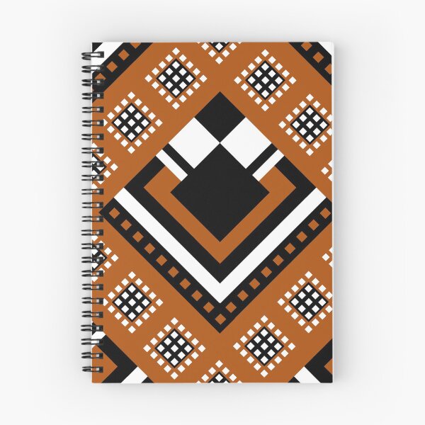 Item preview, Zimbabwe | Modified Traditional Retso Pattern( Orange, White and Black)  designed and sold by DesignbyDAE.
