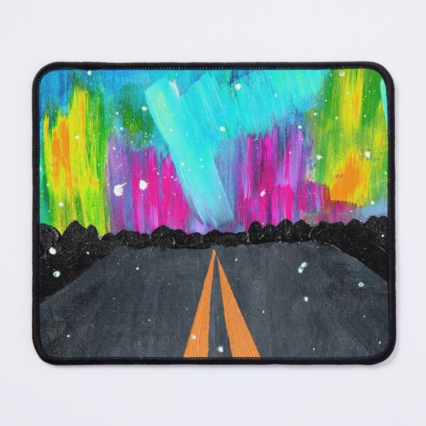 Item preview, Northern Lights Highway - Turquoise Palette designed and sold by Niina Niskanen.