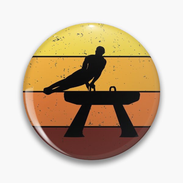 Item preview, Artistic Gymnastics Pommel Horse Gymnast Vintage Retro designed and sold by TastefulTees.