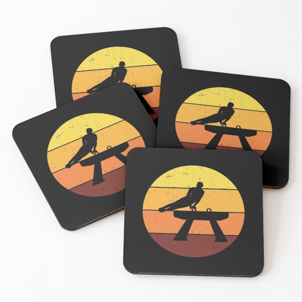 Artikelvorschau, Kunstturnen Seitpferd Turnerin Vintage Retro entworfen und verkauft von TastefulTees.
